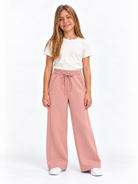 Pantalón Ancho Rosado - Don Gato Kids