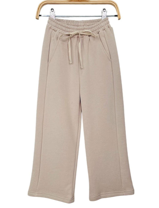 PANTALON ANCHO S/frizza BEIGE