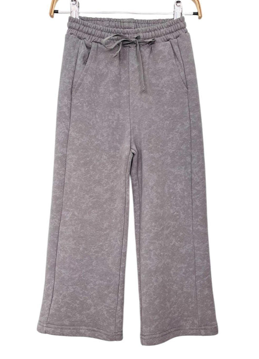 PANTALON ANCHO S/frizza GRIS OSCURO