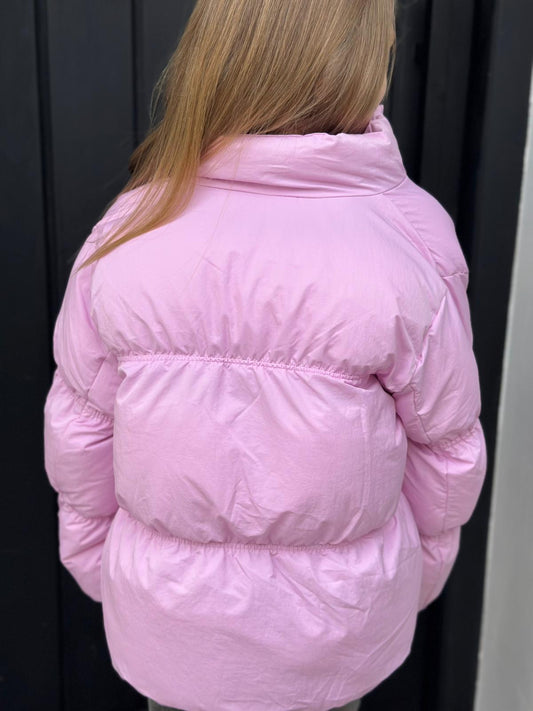 Campera Puffer Rosada