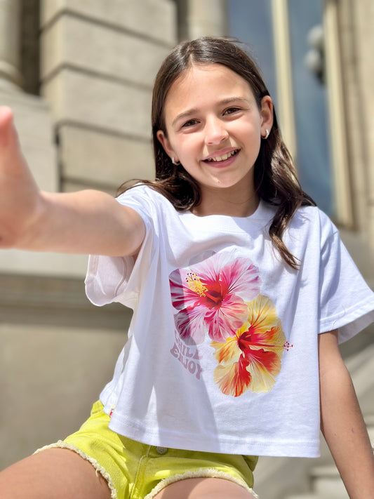 Remera Flower - Don Gato Kids
