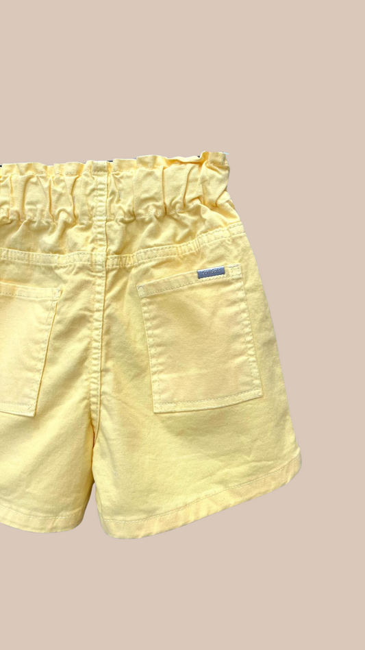 Short de Jean Amarillo Pastel - DonGato Kids