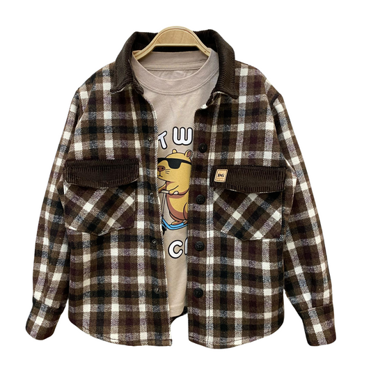 Sobrecamisa de paño - Don Gato Kids