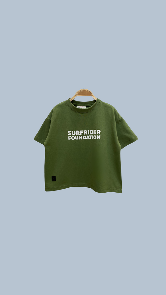 Remera Varón Surfrider Verde - Estampa en la Espalda | DonGato Kids