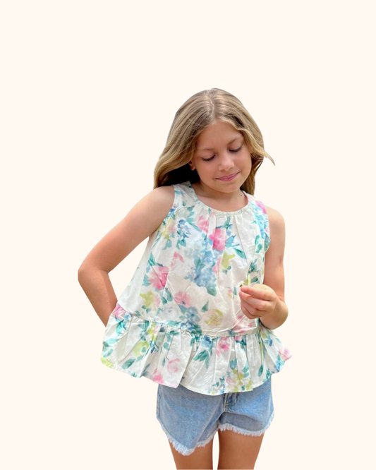 Blusa Floreada - Don Gato Kids