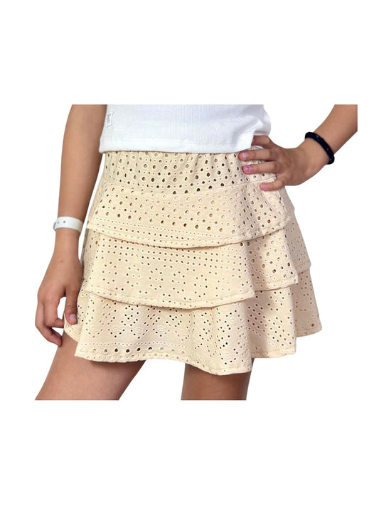 Pollera Short Broderie - Don Gato Kids