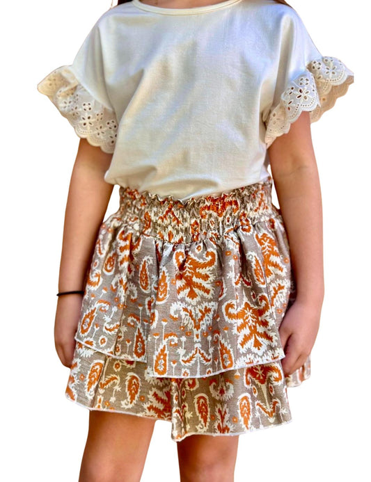 Pollera Short Estampadas - Don Gato Kids