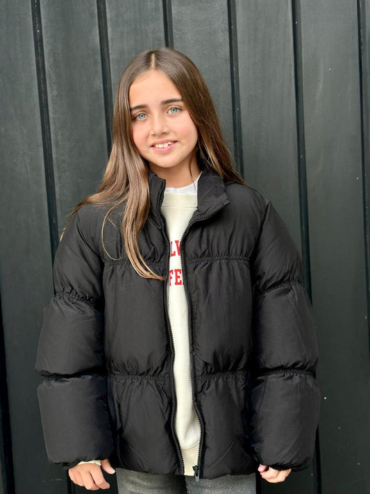 Campera Puffer Negra